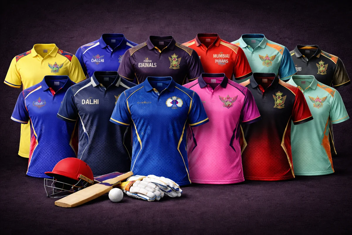 All IPL Team Jerseys Sublimation Printing Tirupur – Arunam Digital Prints
