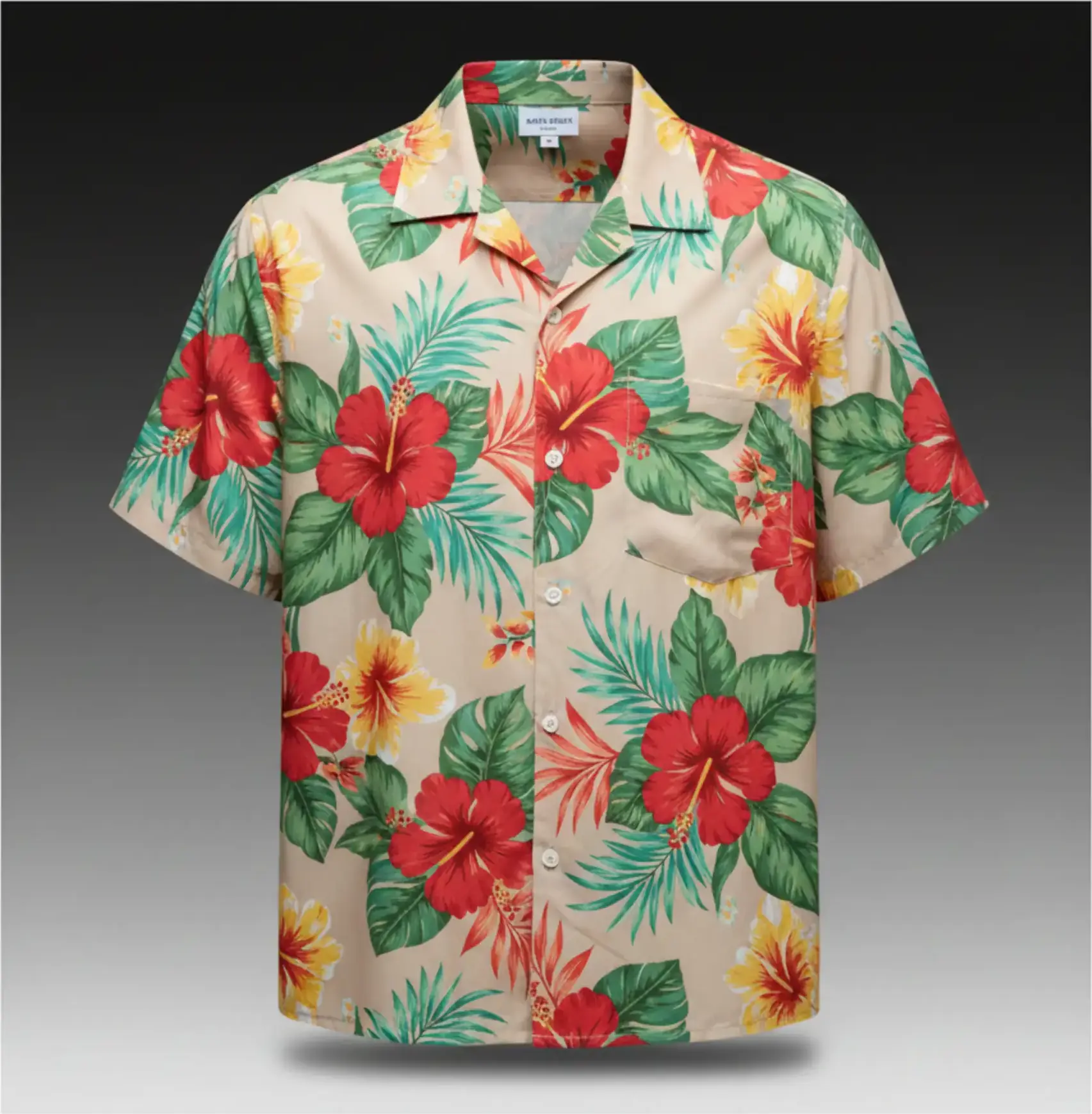 Tropical Floral Shirt – Reactive Digital Printing, Arunam Digital Prints Tirupur